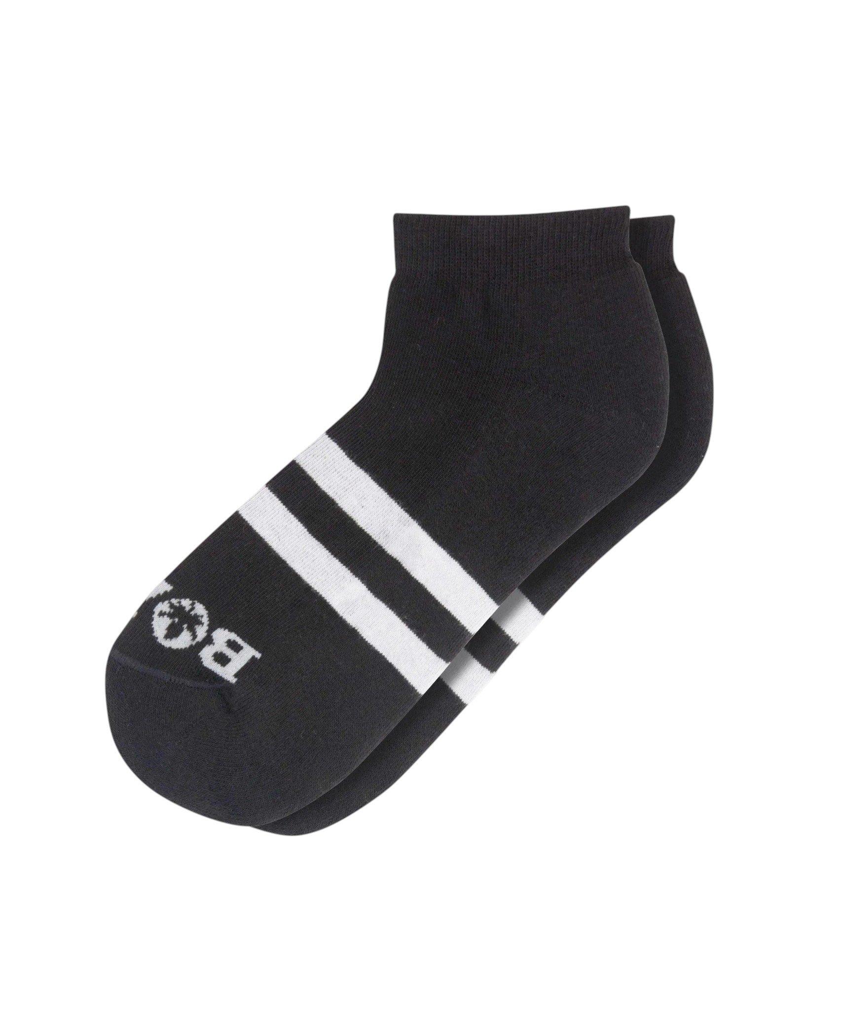 Boast Ankle Sock -3 Pack - Black - BLACK